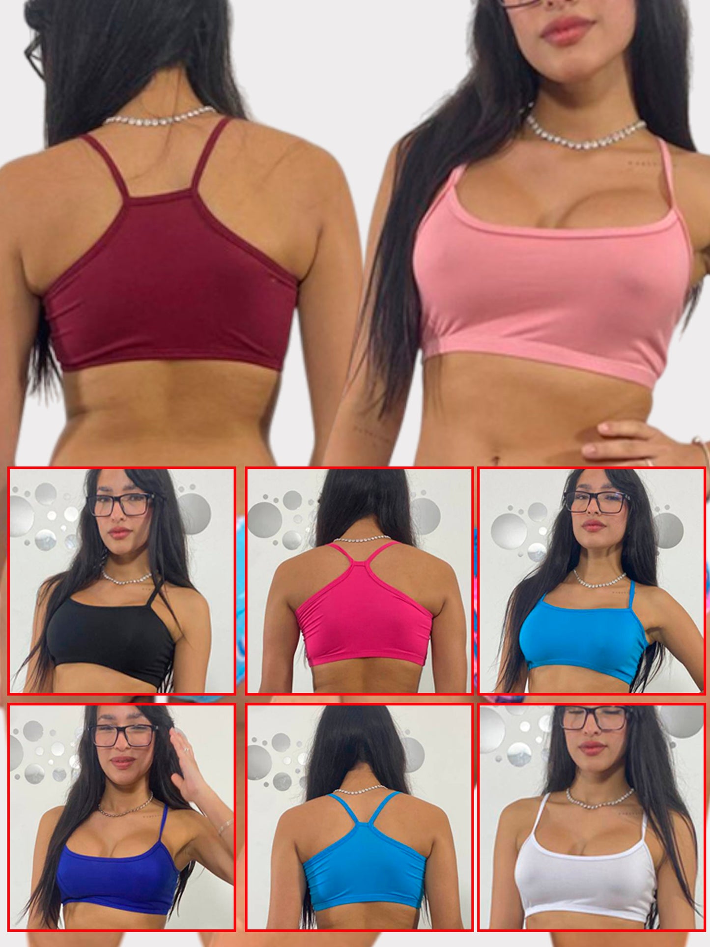 Top de algodón promoción desde 6 unidades