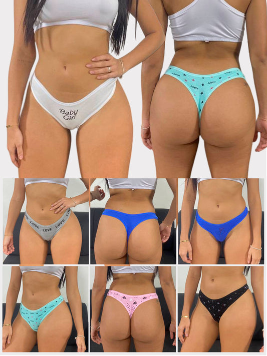 Tangas de algodon promoción desde 6 unidades