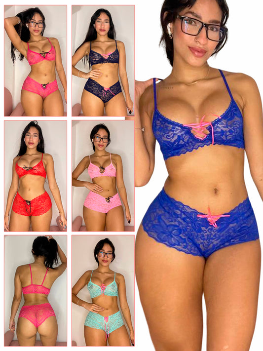 Conjunto de cacheteros de encaje promoción desde 6 unidades