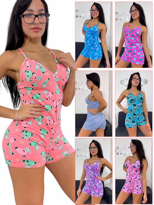 Pijama enterizo promoción de 6 unidades