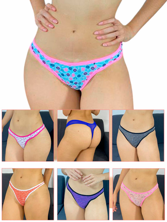 tanga surtidas promoción desde 6 unidades
